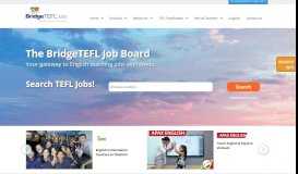 
							         Teach English Abroad | TEFL Jobs Board - Bridge Education Group								  
							    