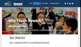 
							         Teach Newark Public Schools | A District on the Rise | Teach Newark								  
							    