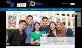 
							         Teacher Education | National Institute of Education (NIE), Singapore								  
							    
