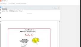 
							         Teacher Key - OCS Resource Portal - studylib.net								  
							    