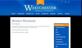 
							         Teacher Portal – Resources – Westchester School District 92½								  
							    