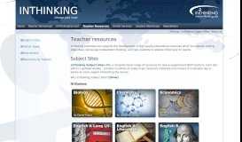 
							         Teacher Resources - InThinking								  
							    