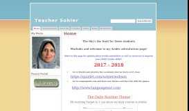 
							         Teacher Sohier - Google Sites								  
							    