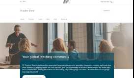 
							         Teacher Training | EF Teacher Zone - EF Education First								  
							    