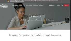 
							         Teacher Training - Texas Teachers - Teacher Certification								  
							    