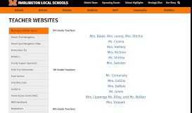 
							         Teacher Websites - Marlington Local Schools								  
							    