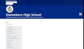 
							         Teacher Websites - Statesboro High School - School Loop								  
							    