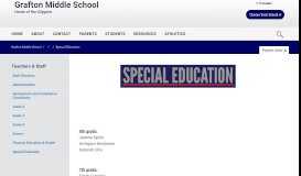 
							         Teachers & Staff / Special Education								  
							    