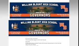 
							         Teachers - William Blount High School								  
							    