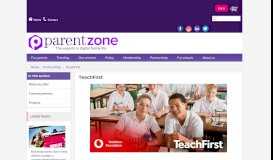 
							         TeachFirst | Parent Zone								  
							    