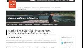 
							         Teaching And Learning - Student Portal | Information Systems ... - DCU								  
							    