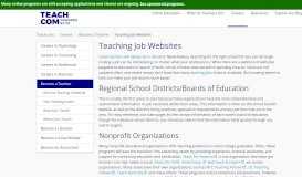 
							         Teaching Job Websites - Teach.com								  
							    