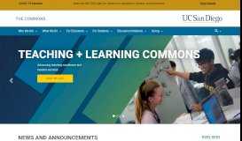 
							         Teaching + Learning Commons								  
							    