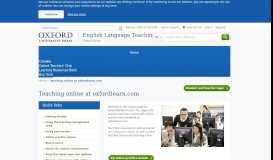 
							         Teaching online at oxfordlearn.com | Oxford University Press								  
							    