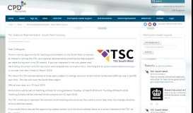 
							         Teaching Schools Council South West - TSC ... - CPD Portal SW								  
							    