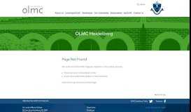 
							         Teaching Vacancies - OLMC Heidelberg - JWAM								  
							    