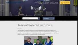 
							         Team at Rosenblum Grows | The Rosenblum Companies								  
							    
