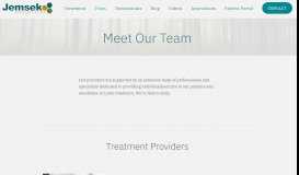 
							         Team — Jemsek Specialty Clinic | Excellence in Lyme Treatment								  
							    