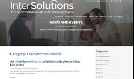 
							         Team Member Profile Archives - InterSolutions								  
							    