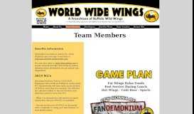 
							         Team Members - World Wide Wings, LLC. Homepage								  
							    