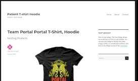
							         Team Portal Portal T-Shirt, Hoodie - Patient T-shirt Hoodie								  
							    