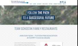
							         TEAM Schostak Family Restaurants: Home								  
							    