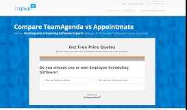 
							         TeamAgenda Vs Appointmate (Sep 2018) | ITQlick								  
							    