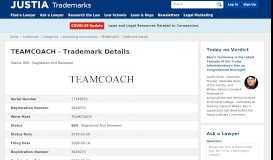 
							         TEAMCOACH Trademark of Crothall Services Group ...								  
							    