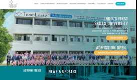 
							         TeamLease Skills University | Top University in Gujrat - The ICT ...								  
							    