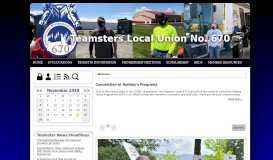 
							         Teamsters Local Union No. 670								  
							    