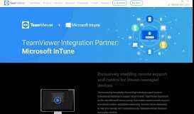 
							         TeamViewer Integration For Microsoft Intune								  
							    