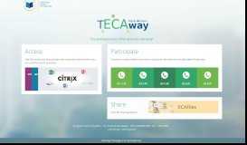 
							         tECAway portal: ECA								  
							    