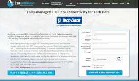 
							         Tech Data Fully-managed EDI | B2BGateway								  
							    