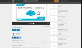 
							         Tech Mobility - SlideShare								  
							    