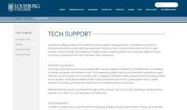 
							         Tech Support - Louisburg College								  
							    