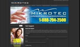 
							         Tech Support - Mikrotec Webmail								  
							    