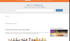 
							         Techasia Portal Corp Jobs in Philippines								  
							    