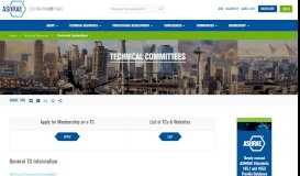 
							         Technical Committees (TCs) - ashrae								  
							    