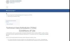 
							         Technical Data Schedules (TDSs) - DPTI - Department of Planning ...								  
							    