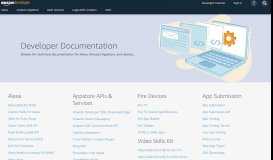 
							         Technical Documentation | Amazon Developer Portal								  
							    