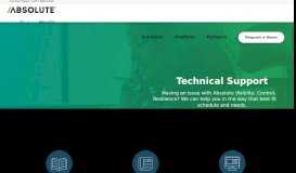 
							         Technical Support | Absolute								  
							    