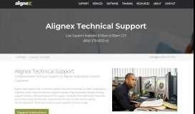 
							         Technical Support - Alignex								  
							    