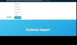 
							         Technical Support - Datto								  
							    
