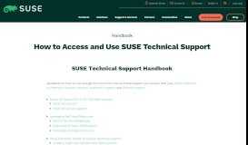 
							         Technical Support Guide | SUSE								  
							    