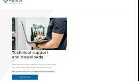 
							         Technical Support | March Networks								  
							    