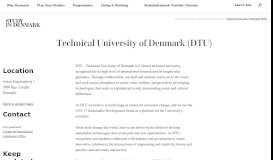 
							         Technical University of Denmark (DTU) — Study in Denmark								  
							    