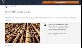 
							         TechnipFMC Case Study - Amazon Web Services (AWS)								  
							    