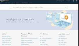 
							         Technische Dokumentation | Amazon Developer-Portal								  
							    
