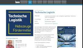 
							         Technische Logistik | HUSS Unternehmensgruppe - Huss-Verlag								  
							    