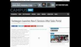 
							         Technogym Launches New E-Services After Sales Portal - Campus ...								  
							    